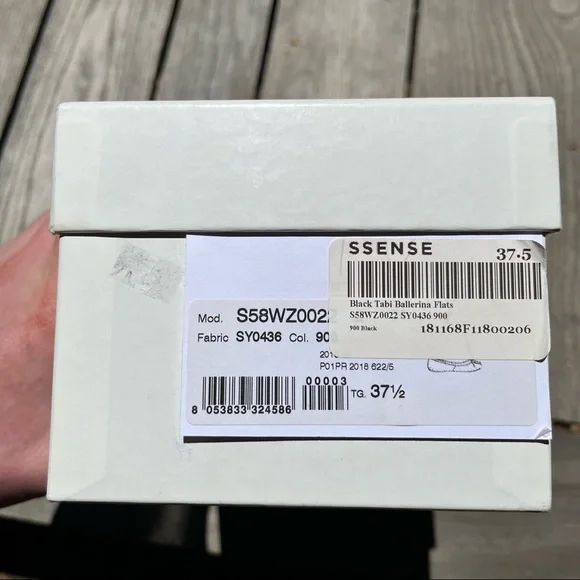 Maison Margiela Women's Tabi Ballet Flats - Size EU37.5/US7 - Picture 3 of 9